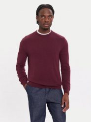 United Colors Of Benetton Sweter 1002U1G34 Fioletowy Regular Fit. Czerwone kardigany męskie United Colors Of Benetton, m, bez wzorów, z wełny, bez ramiączek. Za 159.99 zł.