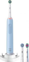 Szczoteczka Oral-B Pro 3 3770 Blue. Niebieskie szczoteczki elektryczne ORAL-B. Za 221.06 zł.