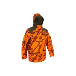 Kurtka myśliwska Sibir 900 CAMOFLUO. Brązowe kurtki męskie SOLOGNAC, z materiału. Za 599.99 zł.