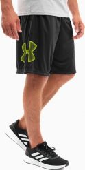 Under Armour Spodenki męskie Under Armour Tech Graphic czarne 1306443 008 L. Czarne szorty sportowe męskie Under Armour, bez wzorów, sportowe. Za 159.24 zł.