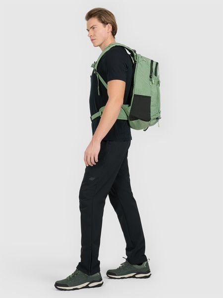 4F Spodnie trekkingowe membrana 5000 męskie - czarne L. Czarne długie spodnie sportowe męskie 4f, bez wzorów, ze skóry. Za 299.99 zł.