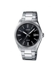 Casio Zegarek MTP-1302D-1A1VEF Srebrny. Szare, cyfrowe zegarki męskie Casio, srebrne. Za 279.99 zł.