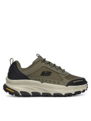 Skechers Trekkingi D'Lux Trekker 237565 OLMT Khaki. Brązowe buty trekkingowe męskie Skechers, bez wzorów, z materiału, bez zapięcia, trekkingowe. Za 359.99 zł.