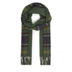 Szalik Barbour. Zielone szaliki męskie Barbour, bez wzorów. Za 319.99 zł.