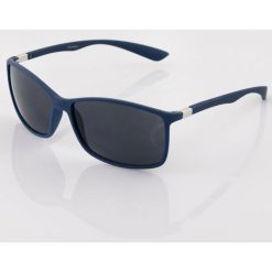 Okulary Przeciwsłoneczne Basley z Ochroną UV i Ekologicznym Designem. Brązowe okulary przeciwsłoneczne męskie Golf, bez wzorów, z materiału, eleganckie, srebrne. Za 128.99 zł.