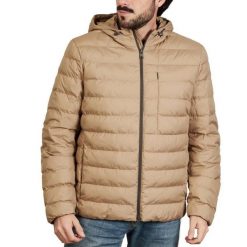 Kurtka GEOX M2628A T2937 M DENNIE HOOD JACKET Jasnobrązowy. Brązowe kurtki męskie Geox, m, bez wzorów, z tkaniny, casualowe, bez ramiączek, bez kaptura. Za 488.99 zł.