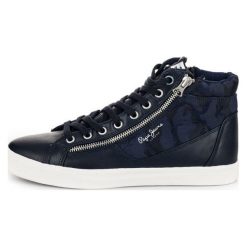 Pepe Jeans Tenisówki Męskie Marton Boot 41 Ciemny Niebieski. Trampki męskie marki Pepe Jeans. W wyprzedaży za 273.00 zł.