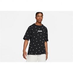Koszulka sportowa męska Nike Air Jordan Jumpman. Czarne t-shirty sportowe męskie Nike, l, bez wzorów, sportowe, bez ramiączek. Za 265.00 zł.