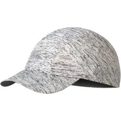 Czapka z daszkiem BUFF Pro Run Cap Silver Grey Htr. Szare czapki męskie Buff, bez wzorów, sportowe. W wyprzedaży za 104.93 zł.