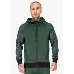 Kurtka z dresu Tapout Functional. Czarne kurtki męskie TAPOUT, bez wzorów, z dresówki, sportowe, bez ramiączek, bez kaptura. Za 290.00 zł.