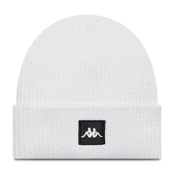 Czapka Kappa. Białe czapki męskie Kappa, na zimę, bez wzorów. Za 59.99 zł.