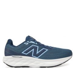 Buty do biegania New Balance. Niebieskie buty do biegania męskie New Balance, bez wzorów, bez zapięcia, do biegania. Za 329.99 zł.