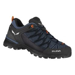 Buty trekkingowe męskie Salewa Mtn Trainer Lite. Niebieskie buty trekkingowe męskie Salewa, bez wzorów, z materiału, bez zapięcia, wspinaczkowe. Za 837.00 zł.