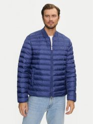 Gant Kurtka przejściowa 7006300 Granatowy Regular Fit. Niebieskie kurtki męskie Gant, m, bez wzorów, z syntetyku, bez ramiączek, bez kaptura. Za 659.99 zł.