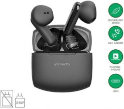 Słuchawki 4smarts Wireless Headset SkyBuds Air czarny. Czarne słuchawki bluetooth 4smarts. Za 68.54 zł.