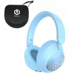 PowerLocus Bluetooth Headphones Orion BLUE. Niebieskie słuchawki bluetooth PowerLocus. Za 116.90 zł.