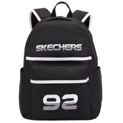 Plecak unisex Skechers Downtown Backpack pojemność 20 L. Czarne plecaki męskie Skechers, bez wzorów. Za 73.99 zł.