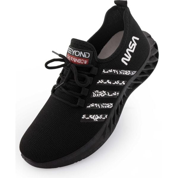 Czarne sneakersy męskie NASA rozmiar 42 - Styl i komfort kosmiczny. Czarne buty sportowe na co dzień męskie NASA, m, bez wzorów, z syntetyku, eleganckie, bez ramiączek, bez kaptura. Za 208.99 zł.