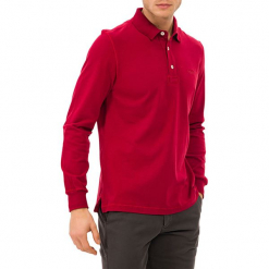 Koszulka polo w kolorze czerwonym. Koszulki polo męskie marki bonprix. W wyprzedaży za 164.95 zł.