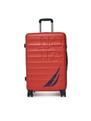 Nautica Walizka średnia NTC-KS-004-07-M Czerwony. Czerwone walizki męskie Nautica, bez wzorów, z tworzywa sztucznego, średnie. Za 349.99 zł.