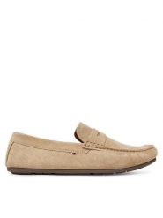 Tommy Hilfiger Mokasyny Casual Hilfiger Suede Driver FM0FM04998 Beżowy. Brązowe mokasyny męskie Tommy Hilfiger, ze skóry, bez zapięcia. Za 309.99 zł.