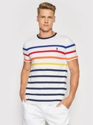 Polo Ralph Lauren T-Shirt M Classics 2 710842793002 Biały Custom Slim Fit. Białe koszulki polo męskie Polo Ralph Lauren, m, bez wzorów, z bawełny, bez kołnierzyka, bez ramiączek. Za 299.00 zł.