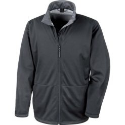 Kurtka Result Softshell imperméable. Czarne kurtki męskie RESULT, m, bez wzorów, z softshellu, eleganckie, bez ramiączek, bez kaptura. Za 196.50 zł.