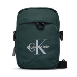 Saszetka Calvin Klein. Zielone torby męskie na ramię Calvin Klein, bez wzorów, z nylonu, młodzieżowe, małe. Za 249.99 zł.