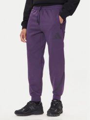 Adidas Spodnie dresowe Z.N.E. JW4726 Fioletowy Loose Fit. Fioletowe spodnie dresowe męskie ADIDAS, bez wzorów, z bawełny. Za 339.99 zł.