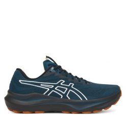 Buty do biegania Asics. Niebieskie buty do biegania męskie Asics, bez wzorów, bez zapięcia, do biegania. Za 579.99 zł.