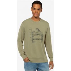Bluza bez kaptura męska SUPER.NATURAL 7 Peaks Crew. Zielone bluzy nierozpinane męskie super.natural, m, bez wzorów, bez ramiączek, bez kaptura. Za 699.99 zł.