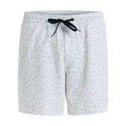 Szorty kąpielowe dla Mężczyzn SURFSILK STRAIGHT 16" Biały. Białe kąpielówki męskie Quiksilver, bez wzorów, z elastanu, sportowe. Za 249.99 zł.