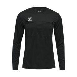 Koszulka z długim rękawem Hummel hmlreferee chevron. Czarne koszulki męskie z długim rękawem HUMMEL, m, bez wzorów, sportowe, bez kołnierzyka, bez ramiączek. W wyprzedaży za 174.00 zł.