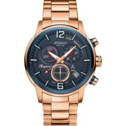 Zegarek Atlantic Seasport 87466.44.55 męski złoty. Żółte zegarki męskie Atlantic. Za 1,453.00 zł.