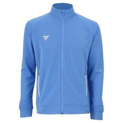 Bluzy treningowa męska Tecnifibre 21TEJAAZ3. Niebieskie bluzy rozpinane męskie TECNIFIBRE, m, bez wzorów, sportowe, bez ramiączek, bez kaptura. Za 459.99 zł.