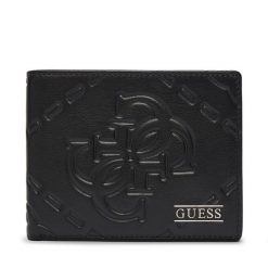 Portfel Guess. Czarne portfele męskie Guess, z aplikacjami. Za 229.99 zł.