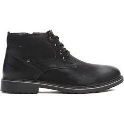 Czarne Botki Black Moss. Sztyblety męskie marki Born2be. Za 159.99 zł.