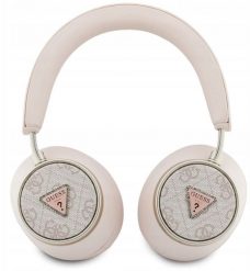 Słuchawki nauszne Guess 4G Triangle Logo Bluetooth ENC różowy. Czerwone słuchawki bluetooth Guess. Za 247.13 zł.