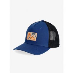 Czapka z daszkiem Ortovox Corky Trucker Cap - petrol blue. Niebieskie czapki męskie ORTOVOX, bez wzorów, sportowe. Za 151.99 zł.