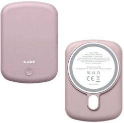 LAUT POWER CHARGE HANDY Pink Powerbank comp.e with MagSafe. Różowe powerbanki LAUT. Za 226.34 zł.