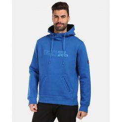 Męska bawełniana bluza z kapturem Kilpi NORTHEN-M. Niebieskie bluzy z kapturem męskie Kilpi, m, bez wzorów, z bawełny, z kapturem. Za 318.77 zł.
