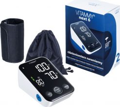 Ciśnieniomierz Vitammy VITAMMY NEXT 6 Ciśnieniomierz naramienny z mankietem 22-40cm z pomiarem podczas pompowania i funkcją głosową- : Standard. Ciśnieniomierze VITAMMY. Za 137.99 zł.