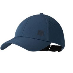 Czapka z daszkiem Summit Cap Night Blue UPF 50. Niebieskie czapki męskie Buff, bez wzorów, z materiału, sportowe. Za 132.99 zł.