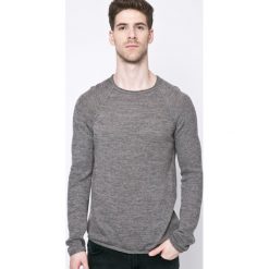 Blend - Sweter. Szare swetry męskie Blend, z bawełny, z okrągłym kołnierzem. W wyprzedaży za 59.90 zł.