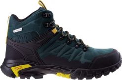 Buty trekkingowe męskie Elbrus Męskie buty Elbrus VIRMIN MID AG V june bug/black/citronelle rozmiar 43. Czarne buty trekkingowe męskie ELBRUS, bez wzorów, bez zapięcia. Za 678.94 zł.