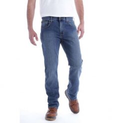 Spodnie Carhartt Rugged Flex Relaxed Coldwater. Długie spodnie sportowe męskie Carhartt, bez wzorów. Za 276.80 zł.