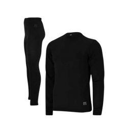 Męski Zestaw Termiczny Heatkeeper Basic Bezszwowy. Czarne bielizna termoaktywna męska HEAT KEEPER, m, bez wzorów, z elastanu, bez ramiączek, narciarskie. W wyprzedaży za 156.02 zł.