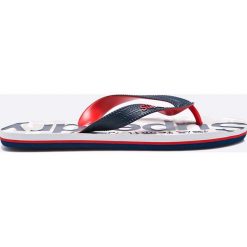 Superdry - Japonki. Szare klapki i japonki męskie Superdry., z materiału. W wyprzedaży za 49.90 zł.