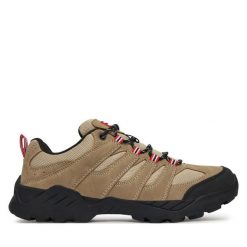 Trekkingi Hunter. Brązowe buty trekkingowe męskie Hunter, bez wzorów, sportowe, bez obcasa, bez zapięcia. Za 249.99 zł.