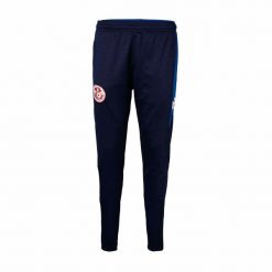 Spodnie treningowe Tunisie Abunszip Pro 7 2024. Niebieskie długie spodnie sportowe męskie Kappa, bez wzorów, do piłki nożnej. Za 255.30 zł.